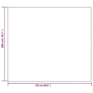 Κουβέρτα Βαρύτητας με Κάλυμμα Γκρι 200x225 εκ. 9 κ. Υφασμάτινη