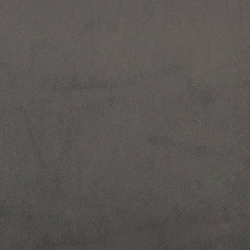 Κεφαλάρια Κρεβατιού 2 τεμ. Σκ. Γκρι 80 x 5 x 78/88εκ. Βελούδο - Pakobazaar