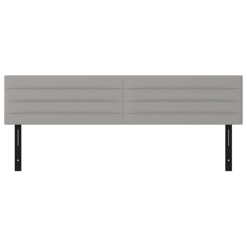 Κεφαλάρια Κρεβατιού 2 τεμ. Αν. Γκρι 90x5x78/88 εκ. Υφασμάτινο - Pakobazaar