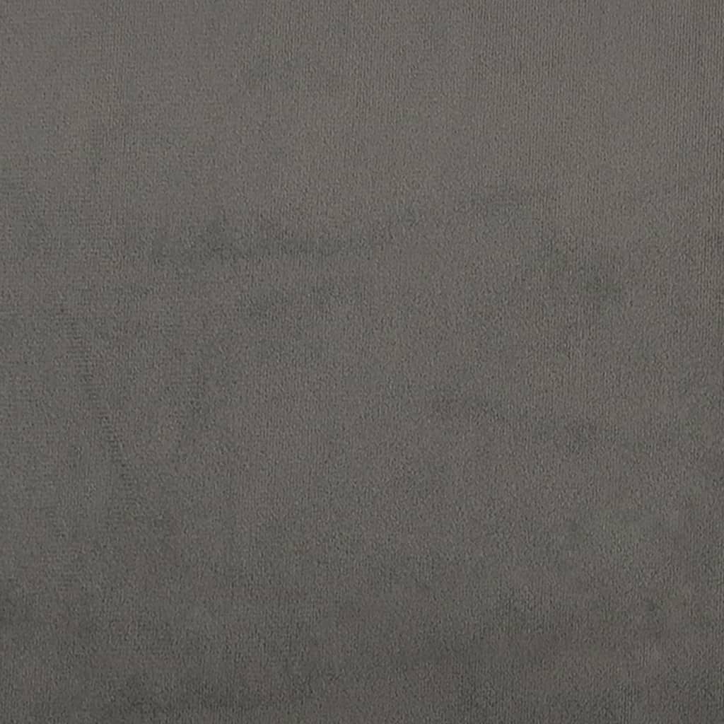 Κεφαλάρια Κρεβατιού 2 τεμ. Σκ. Γκρι 100x5x78/88 εκ. Βελούδο