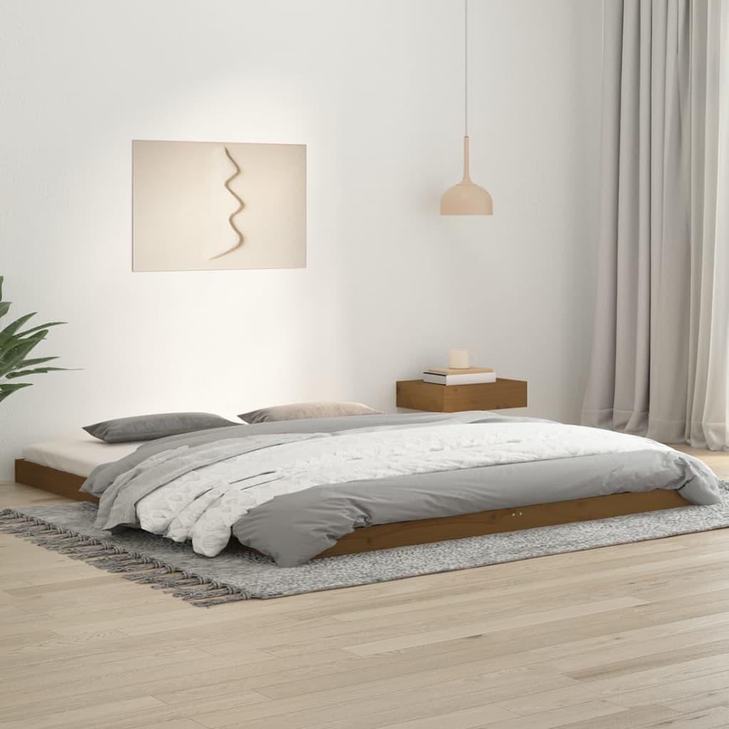 Πλαίσιο Κρεβατιού Μελί 180 x 200εκ. Μασίφ Πεύκο Super King Size