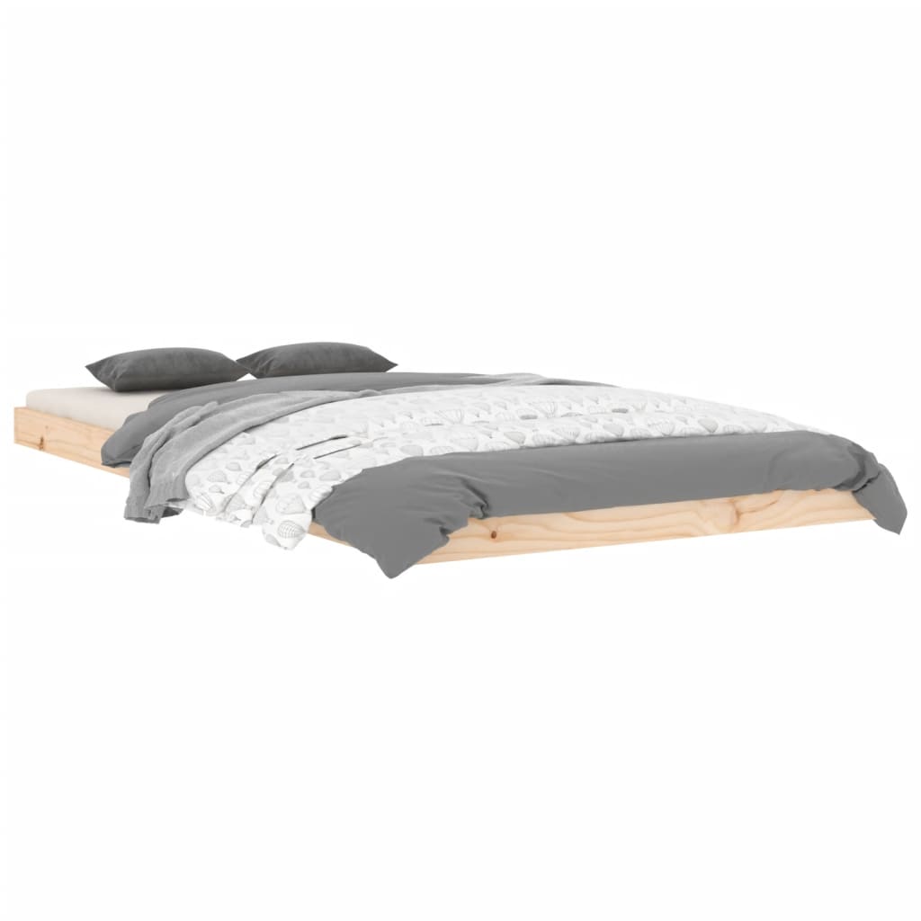 Πλαίσιο Κρεβατιού 100 x 200 εκ. από Μασίφ Ξύλο Πεύκου