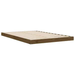 Πλαίσιο Κρεβατιού Μελί 120x190εκ Μασίφ Ξύλο Πεύκου Small Double