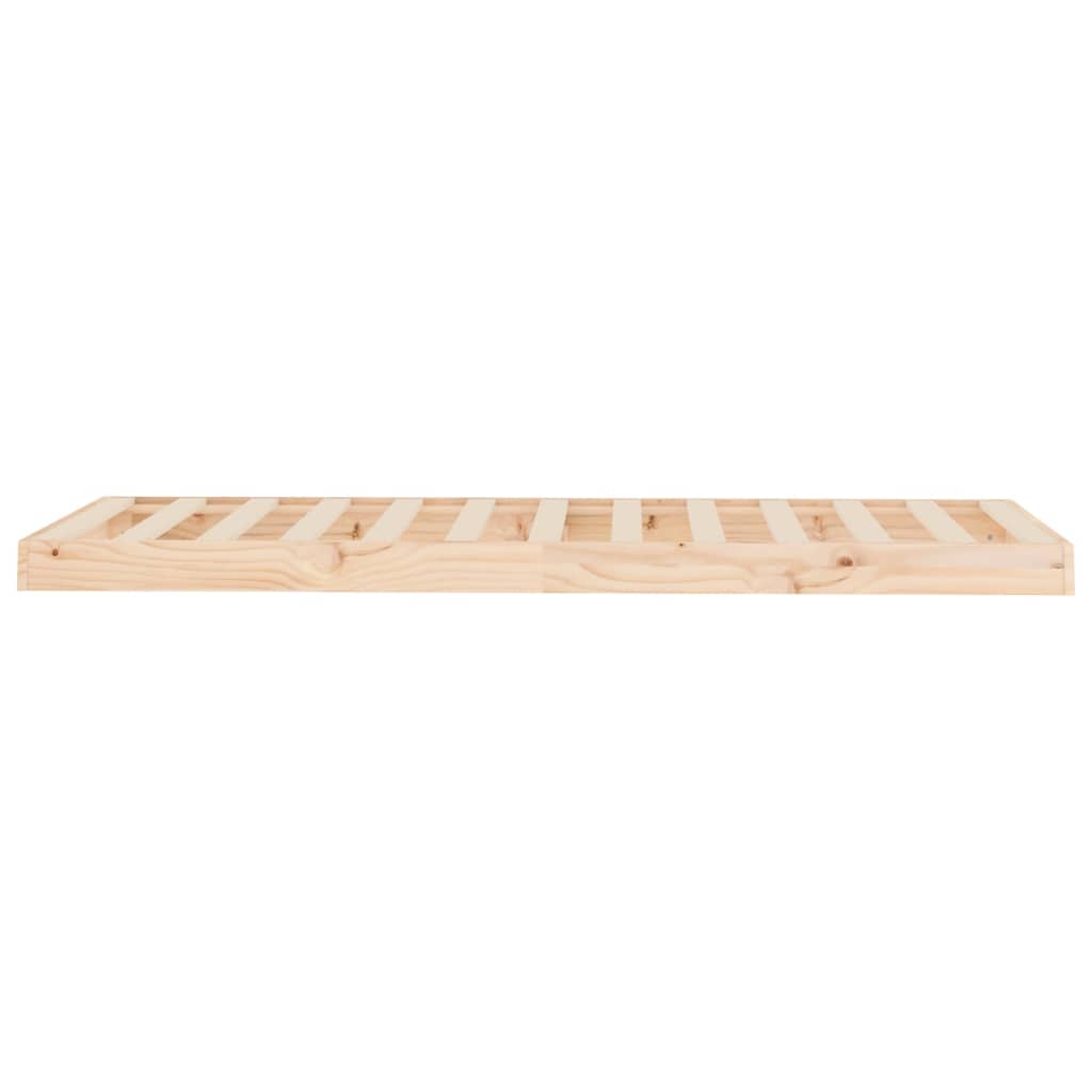 Πλαίσιο Κρεβατιού 75 x 190 εκ. Μασίφ Ξύλο Πεύκου Small Single