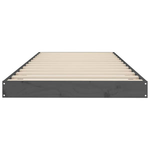 Πλαίσιο Κρεβατιού Καφέ 75x190 εκ. Ξύλο Πεύκου Small Single - Pakobazaar