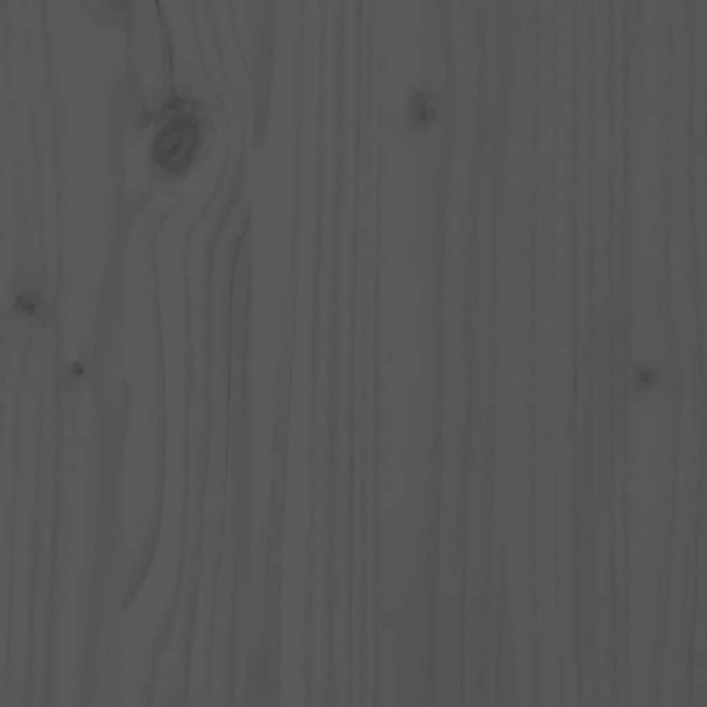 Ντουλάπι Γκρι 83 x 41,5 x 100 εκ. από Μασίφ Ξύλο Πεύκου