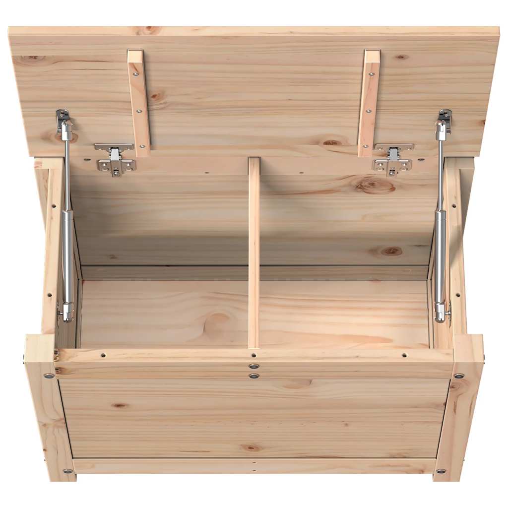 Κουτί Αποθήκευσης 60x32x45,5 εκ από Μασίφ Ξύλο Πεύκου - Pakobazaar