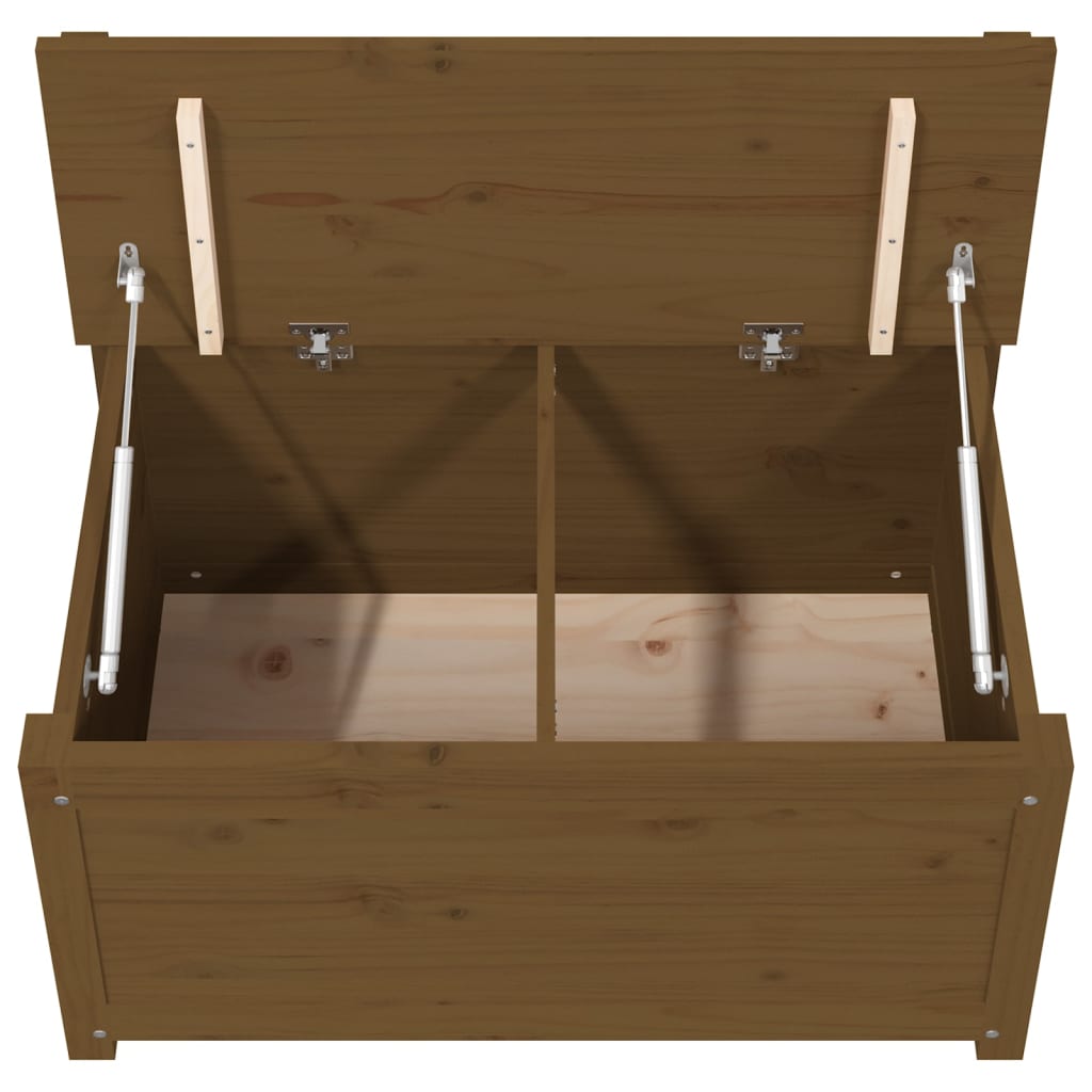 Παγκάκι Μελί Καφέ 80 x 41 x 77 εκ. από Μασίφ Ξύλο Πεύκου - Pakobazaar