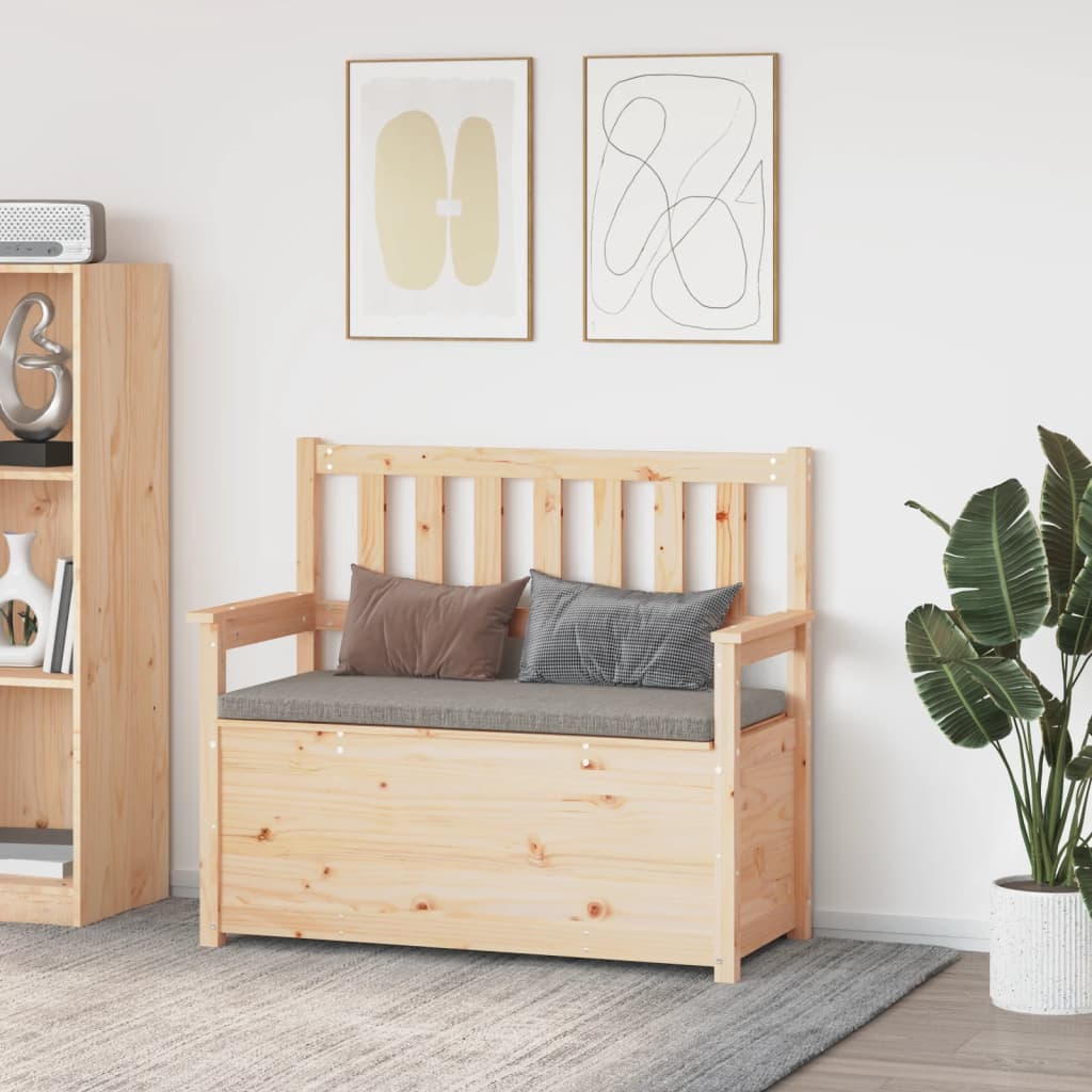 Παγκάκι 112,5 x 51,5 x 96,5 εκ. από Μασίφ Ξύλο Πεύκου - Pakobazaar