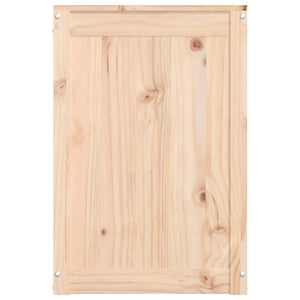 Καλάθι Απλύτων 44 x 44 x 66 εκ από Μασίφ Ξύλο Πεύκου