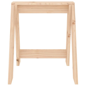 Σκαμπό 2 τεμ. 40 x 40 x 45 εκ. από Μασίφ Ξύλο Πεύκου - Pakobazaar