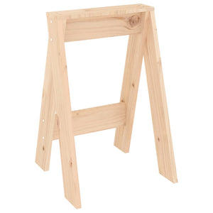 Σκαμπό 2 Τεμ. 40 x 40 x 60 εκ. από Μασίφ Ξύλο Πεύκου - Pakobazaar