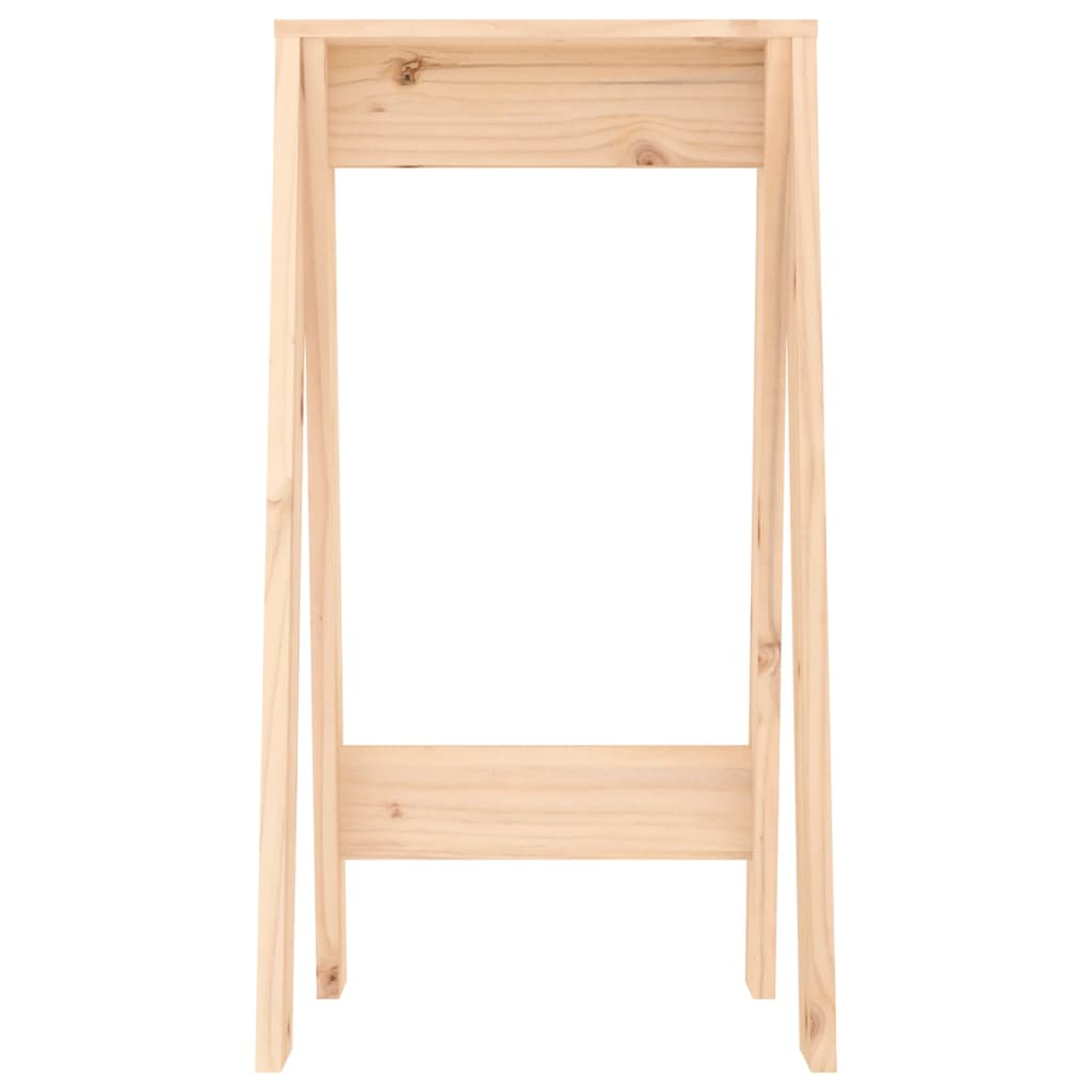 Σκαμπό 2 τεμ. 40 x 40 x 75 εκ. από Μασίφ Ξύλο Πεύκου - Pakobazaar