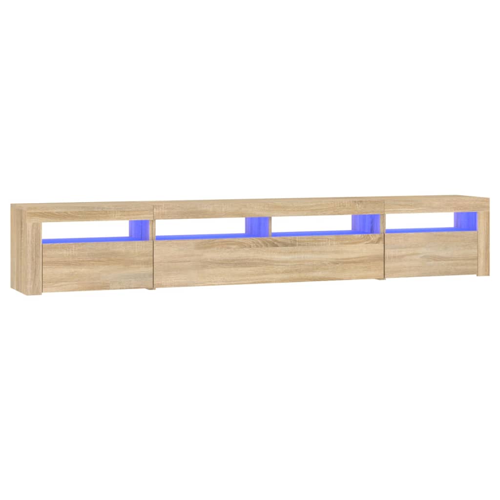 Έπιπλο Τηλεόρασης με LED Sonoma Δρυς 240 x 35 x 40 εκ.