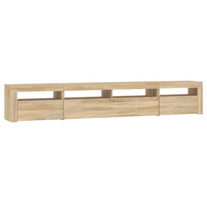 Έπιπλο Τηλεόρασης με LED Sonoma Δρυς 240 x 35 x 40 εκ.
