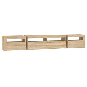Έπιπλο Τηλεόρασης με LED Sonoma Δρυς 240 x 35 x 40 εκ.