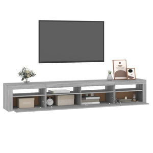 Έπιπλο Τηλεόρασης με LED Γκρι Sonoma 240x35x40 εκ. - Pakobazaar
