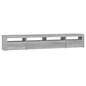 Έπιπλο Τηλεόρασης με LED Γκρι Sonoma 240x35x40 εκ. - Pakobazaar