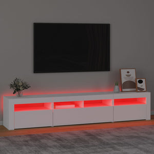 Έπιπλο Τηλεόρασης με LED Μαύρο 210x35x40 εκ.