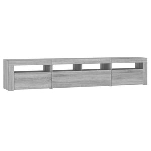 Έπιπλο Τηλεόρασης με LED Γκρι Sonoma 210 x 35 x 40 εκ. - Pakobazaar