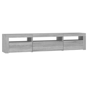 Έπιπλο Τηλεόρασης με LED Γκρι Sonoma 195x35x40 εκ. - Pakobazaar
