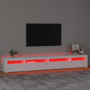 Έπιπλο Τηλεόρασης με LED Λευκό 270 x 35 x 40 εκ.