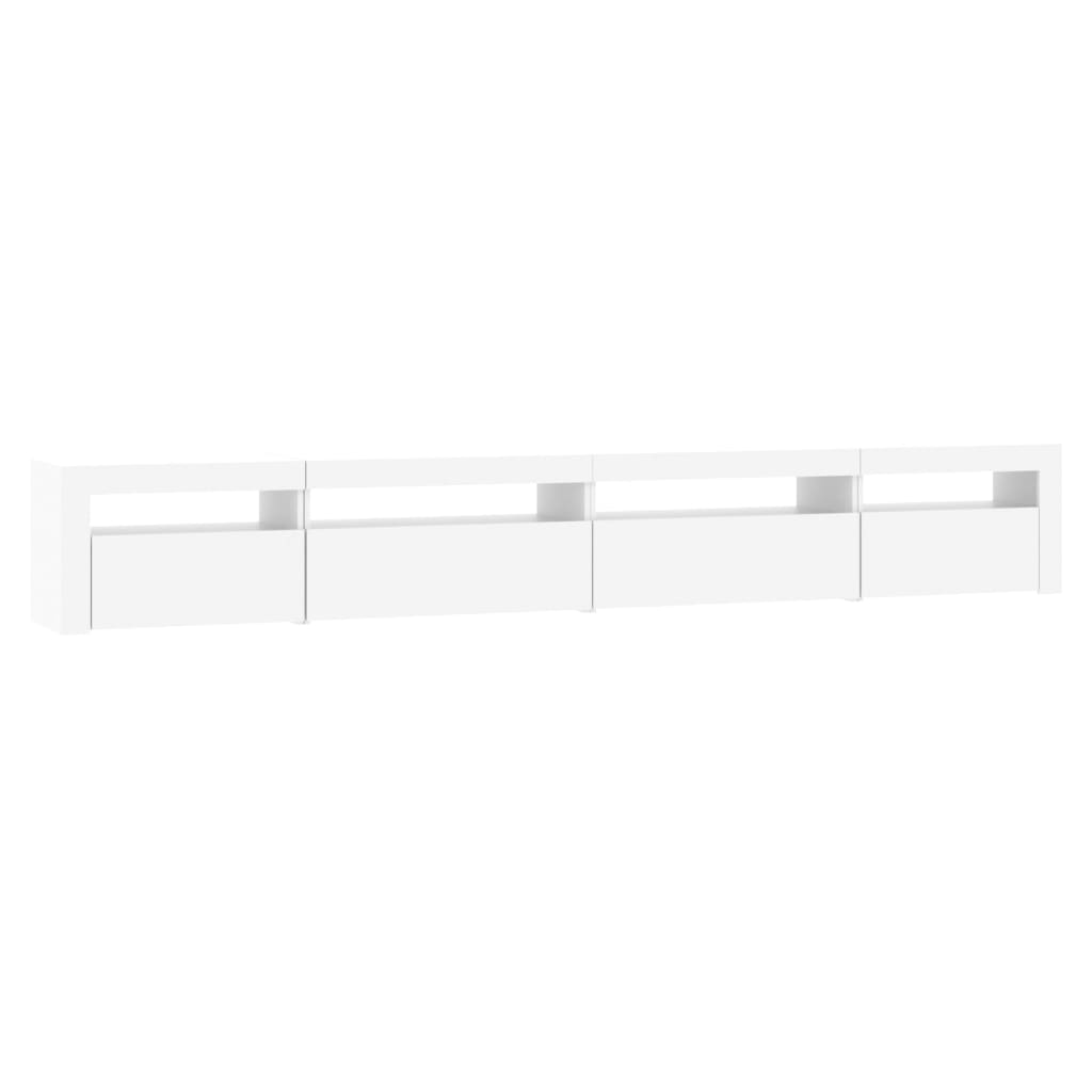 Έπιπλο Τηλεόρασης με LED Λευκό 270 x 35 x 40 εκ.