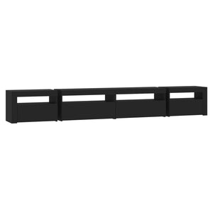 Έπιπλο Τηλεόρασης με LED Μαύρο 270x35x40 εκ.