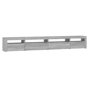 Έπιπλο Τηλεόρασης με LED Γκρι Sonoma 270x35x40 εκ. - Pakobazaar