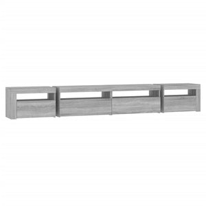 Έπιπλο Τηλεόρασης με LED Γκρι Sonoma 270x35x40 εκ. - Pakobazaar
