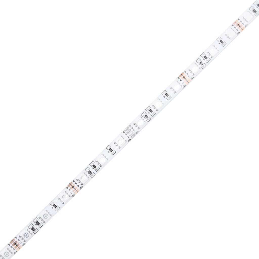 Έπιπλο Τηλεόρασης με LED Καφέ Δρυς 270x35x40 εκ.