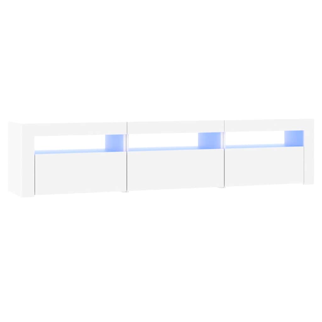 Έπιπλο Τηλεόρασης με LED Λευκό 180 x 35 x 40 εκ.