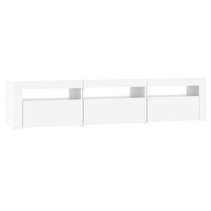Έπιπλο Τηλεόρασης με LED Λευκό 180 x 35 x 40 εκ.