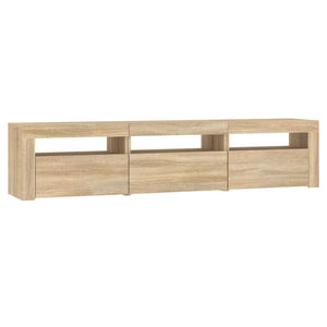 Έπιπλο Τηλεόρασης με LED Sonoma Δρυς 180x35x40 εκ.