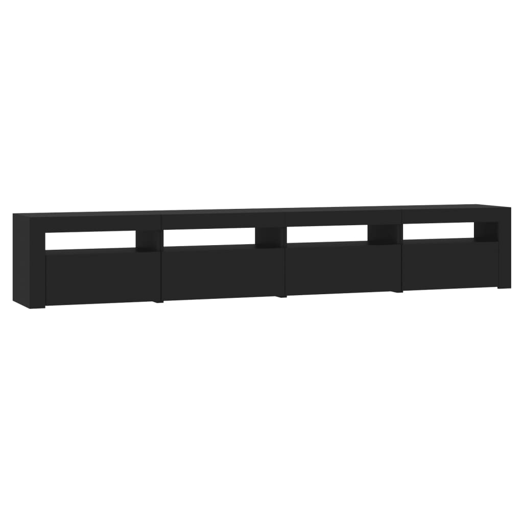 Έπιπλο Τηλεόρασης με LED Μαύρο 240x35x40 εκ. - Pakobazaar