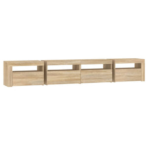 Έπιπλο Τηλεόρασης με LED Sonoma Δρυς 240 x 35 x 40 εκ.