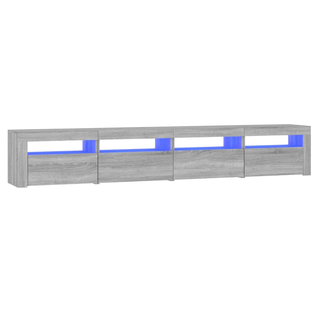 Έπιπλο Τηλεόρασης με LED Γκρι Sonoma 240x35x40 εκ. - Pakobazaar