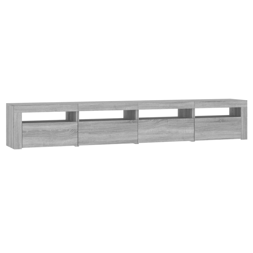 Έπιπλο Τηλεόρασης με LED Γκρι Sonoma 240x35x40 εκ. - Pakobazaar