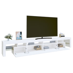 Έπιπλο Τηλεόρασης με LED Λευκό 260 x 36,5 x 40 εκ.