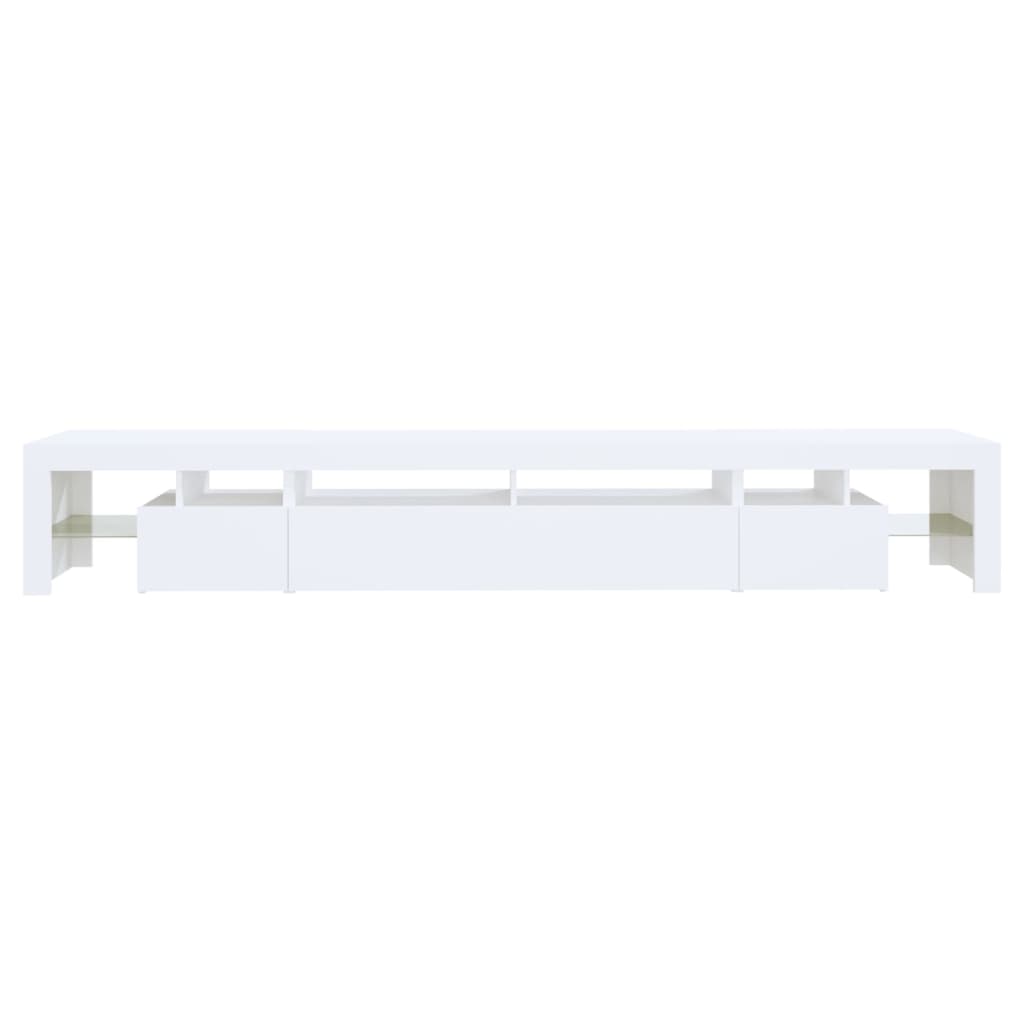 Έπιπλο Τηλεόρασης με LED Λευκό 260 x 36,5 x 40 εκ.