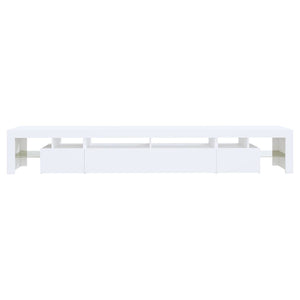 Έπιπλο Τηλεόρασης με LED Λευκό 260 x 36,5 x 40 εκ.