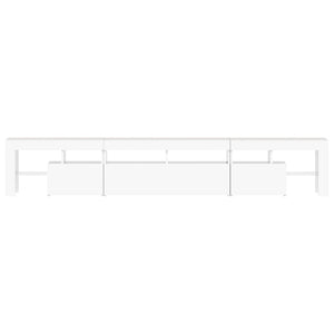 Έπιπλο Τηλεόρασης με LED Λευκό 230x36,5x40 εκ.