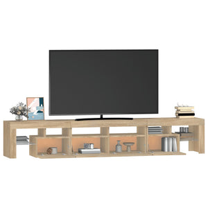 Έπιπλο Τηλεόρασης με LED Sonoma Δρυς 230 x 36,5 x 40 εκ. - Pakobazaar
