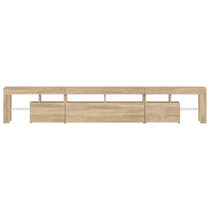 Έπιπλο Τηλεόρασης με LED Sonoma Δρυς 230 x 36,5 x 40 εκ. - Pakobazaar
