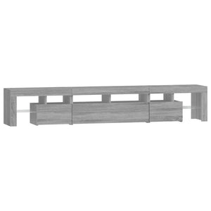Έπιπλο Τηλεόρασης με LED Γκρι Sonoma 230x36,5x40 εκ. - Pakobazaar