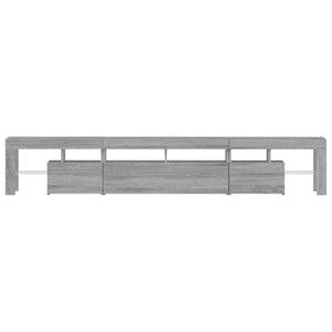 Έπιπλο Τηλεόρασης με LED Γκρι Sonoma 230x36,5x40 εκ. - Pakobazaar