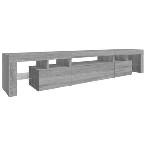 Έπιπλο Τηλεόρασης με LED Γκρι Sonoma 215x36,5x40 εκ.