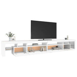 Έπιπλο Τηλεόρασης με LED Λευκό 290 x 36,5 x 40 εκ.