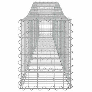 Συρματοκιβώτιο Τοξωτό 400x30x40/60εκ. από Γαλβανισμένο Χάλυβα - PAKOBAZAAR