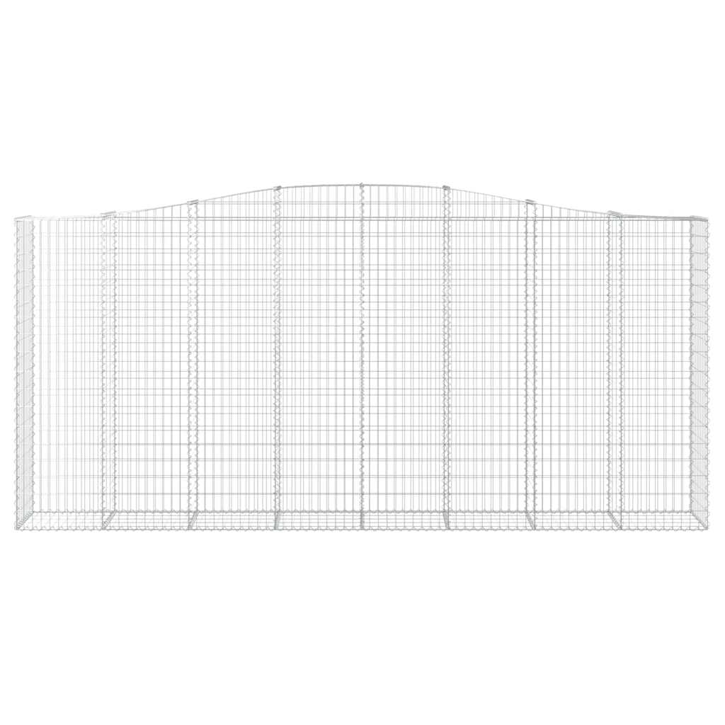 Συρματοκιβώτιο Τοξωτό 400x50x180/200εκ. από Γαλβανισμένο Χάλυβα - PAKOBAZAAR